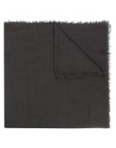 frayed-edge scarf