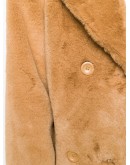 double-breasted teddy coat