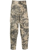 Toile de Jouy print trousers