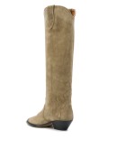 suede knee boots
