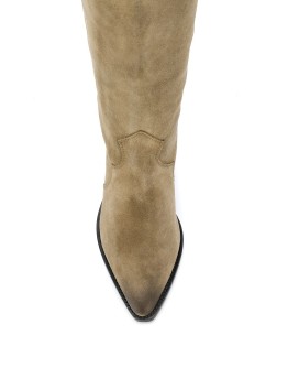 suede knee boots