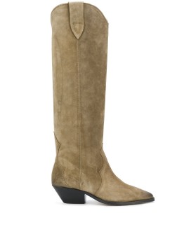 suede knee boots