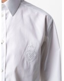 embroidered logo cotton shirt