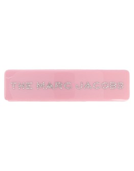 rhinestone logo hair clip