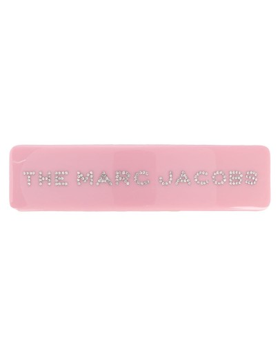 rhinestone logo hair clip