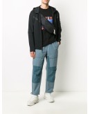 swoosh-logo track pants