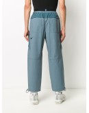swoosh-logo track pants