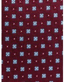 jacquard silk tie