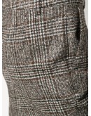 checked slim-fit trousers