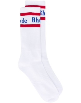 logo print socks