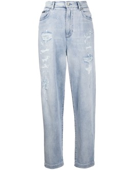 distressed boyfriend jeans