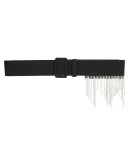 crystal-fringe woven belt