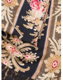 mix-print silk scarf