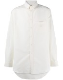 embroidered logo Oxford shirt