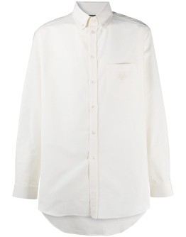 embroidered logo Oxford shirt
