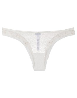 lace embroidered thong