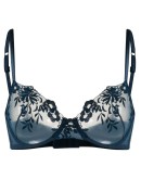 lace embroidered bra
