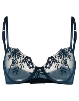 lace embroidered bra