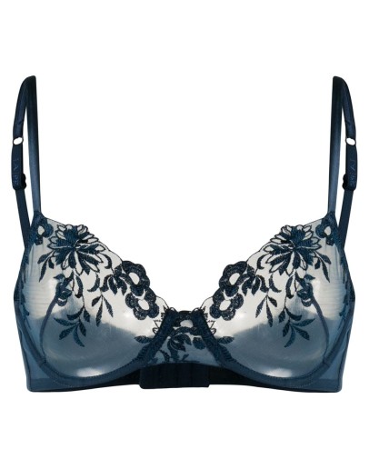 lace embroidered bra