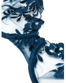 lace embroidered bra