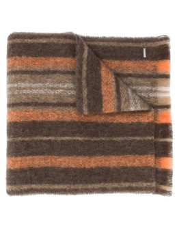 striped wool scarf