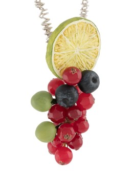 fruit-pendant necklace