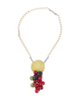 fruit-pendant necklace