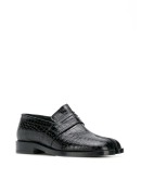 crocodile-effect 25mm Tabi loafers