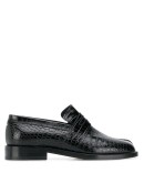 crocodile-effect 25mm Tabi loafers