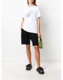 studded-pocket track shorts