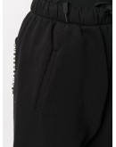 studded-pocket track shorts