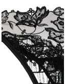 lace embroidered thong