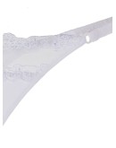 floral lace detail thong