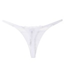 floral lace detail thong