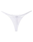 floral lace detail thong