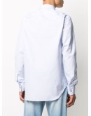 pinstripe long-sleeve shirt