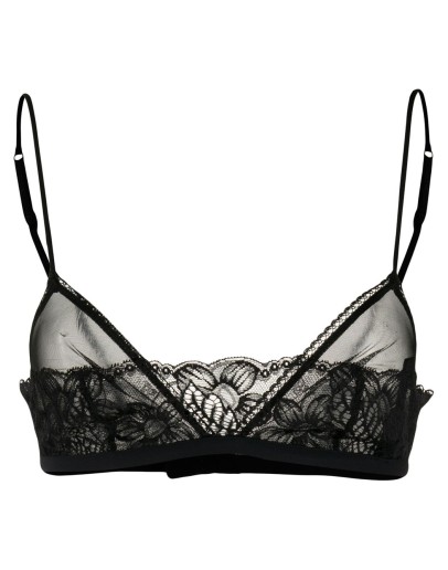 floral lace bra