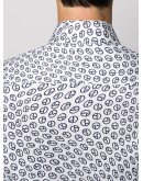 all-over logo print shirt
