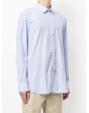 checked button-up shirt