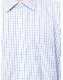 checked button-up shirt