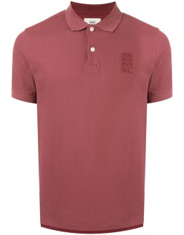 embroidered logo polo shirt