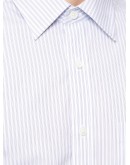 short-sleeved striped shirt