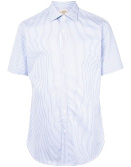 striped short sleeve shirt