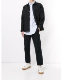 striped short sleeve shirt