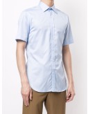 short-sleeved button-up shirt