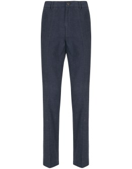 straight-leg tailored trousers