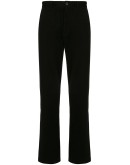 straight-leg tailored trousers