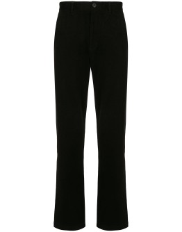 straight-leg tailored trousers
