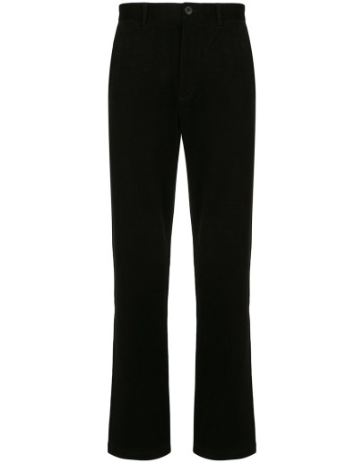 straight-leg tailored trousers