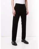 straight-leg tailored trousers